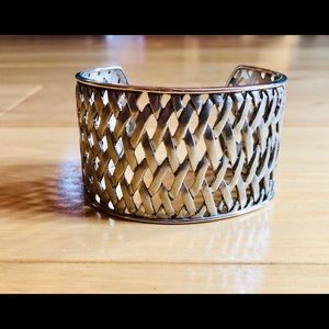 🆕Stefan Blake Sterling Silver Basket Weave Cuff